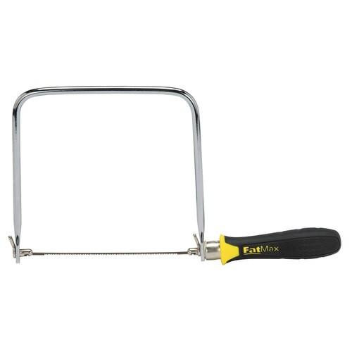 Stanley Tools 6-3/4 in FATMAX Coping Saw With 3 Blades 15-106A   Stanley Tools 6-3/4 in FATMAX Coping Saw With 3 Blades 15-106A