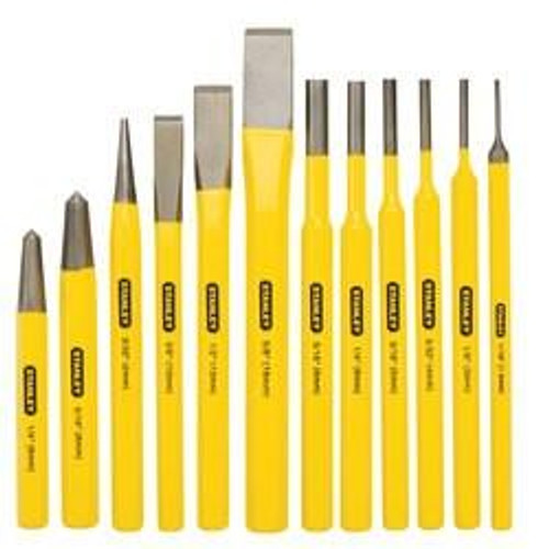 Stanley Tools 12 pc Punch & Chisel Kit 16-299   Stanley Tools 12 pc Punch & Chisel Kit 16-299