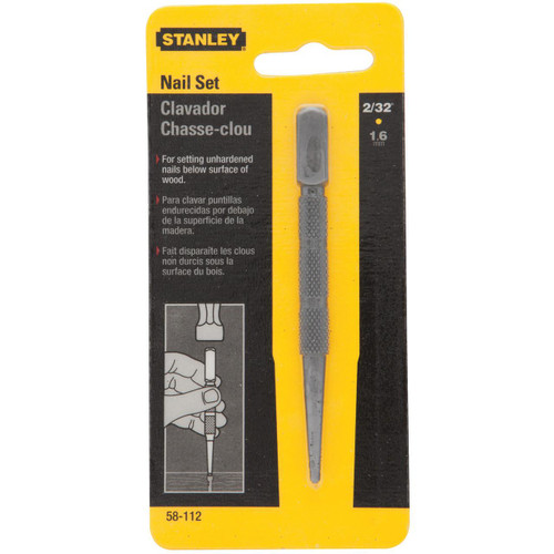  Stanley Tools 2/32 in Tip Cushion Grip Nail Set 58-912 