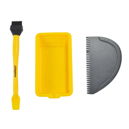 Big Horn 19032 Silicone Glue Application Kit with Tray, Spreader Brush