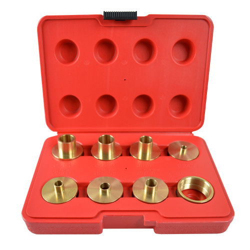 Big Horn 9 Pc Brass Router Bushing Set 19604