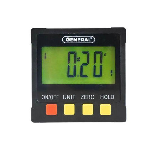 General Tools General ANGLE-IZER Backlit Digital Bevel Box Angle Finder, Large Backlit LCD, Rotating Display, Magnetic Base 824X 