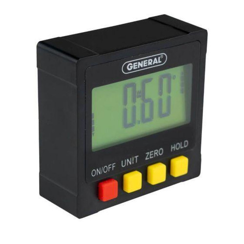 General Tools General ANGLE-IZER Backlit Digital Bevel Box Angle Finder, Large Backlit LCD, Rotating Display, Magnetic Base 824X  General Tools General ANGLE-IZER Backlit Digital Bevel Box Angle Finder, Large Backlit LCD, Rotating Display, Magnetic Base 824X