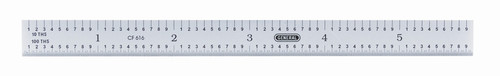 General Precision 6 In. Flexible Steel Ruler with 5R Graduations CF616