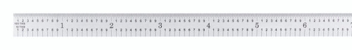 General Tools General Ultratest 12 In. Flexible Steel Ruler with 5R Graduations CF1245 