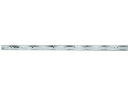 General Precision 12 In. Flexible Steel Ruler with 5R Graduations CF1216