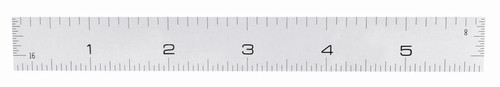 General Tools General Economy Precision 6 In. Flexible Steel Ruler with 32nd In. Graduations 307 