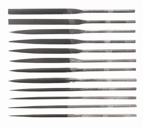 General Tools General 12-piece Tool Steel Needle File Set S475  General Tools General 12-piece Tool Steel Needle File Set S475