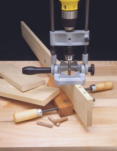 General Tools General Precision Drill Guide For 3/8-Inch or 1/2-Inch Power Drills, Portable & Lightweight, Folds Flat for Storage 36/37 
