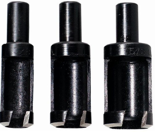 General Tools General S31 Plug Cutter 3-Piece Set with 3/8-Inch, 1/2-Inch & 5/8-Inch Diameter Bits S31 