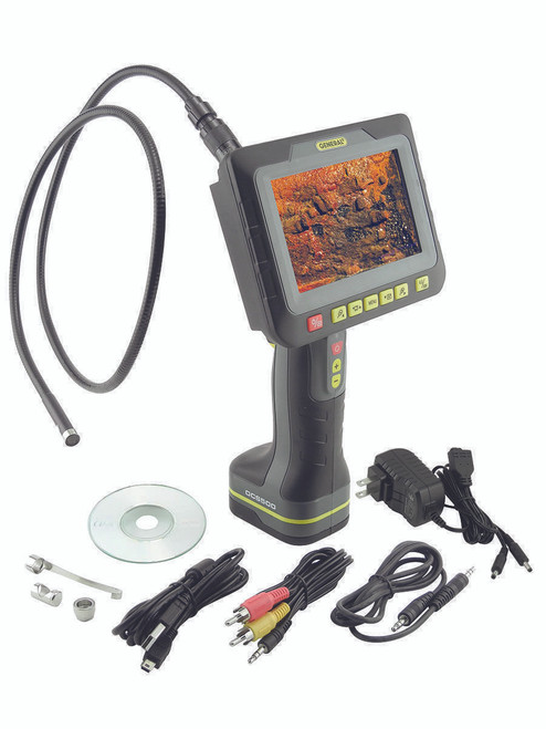 General Wireless Recording Video Inspection Camera/Borescope with 5 In. Screen and 9mm Probe DCS500