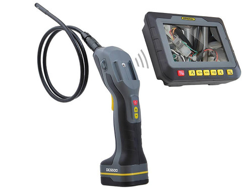General Tools General Wireless Recording Video Inspection Camera/Borescope with 5 In. Screen and 9mm Probe DCS500 