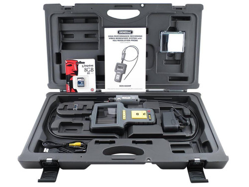 General Tools General Recording Video Inspection Camera/Borescope with High-Performance Probe DCS1600HP 