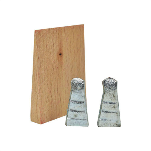 Big Horn Tools Big Horn Corrugated Steel Wedges with Wood Piece For Hammer Handles 15106 