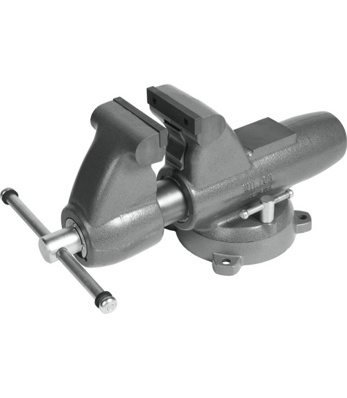  Wilton Combination Pipe And Bench 6 Inch Jaw Round Channel Vise with Swivel Base 28828 
