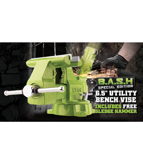 Wilton B.A.S.H. 6.5" Utility Vise and 4 lb. Hammer Combo 11128BH