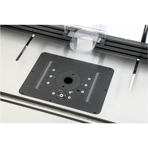 Woodstock International Woodstock Shop Fox Aluminum Router Table Insert with Two Reducer Rings D4948  Woodstock International Woodstock Shop Fox Aluminum Router Table Insert with Two Reducer Rings D4948