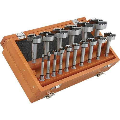 Woodstock International Woodstock SteeleX 16 pc. Forstner Hex Shank Bit Set, 1/4" - 2-1/8" D3573  Woodstock International Woodstock SteeleX 16 pc. Forstner Hex Shank Bit Set, 1/4" - 2-1/8" D3573