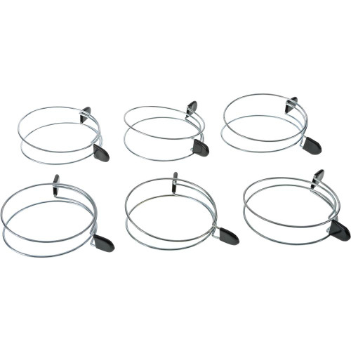 Woodstock Shop Fox 2.5" Double Loop Squeeze Hose Clamp, 6pk. D4567