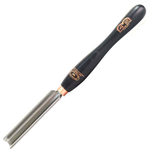  Crown Tools 230RAZW 3/4 INCH M42 ROUGHING OUT GOUGE, 10 INCH BLACK ASH HANDLE 25308 