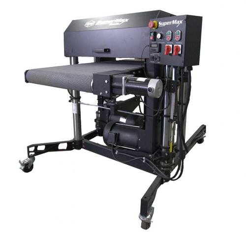 SuperMax 37X2 DOUBLE DRUM SANDER WITH CASTERS, 220V 1Ph SUPMX