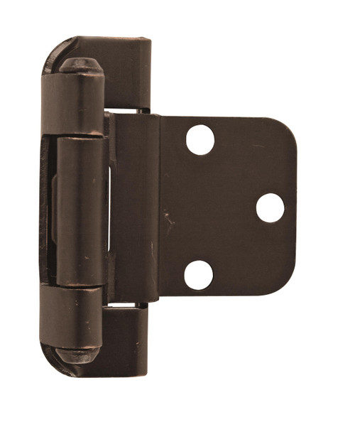 Amerock PARTIAL WRAP 3/8 In (10 Mm) Inset Hinge Self Closing BPR7565