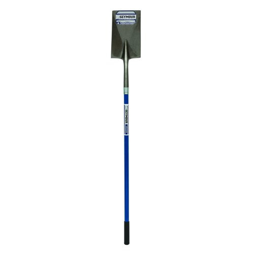 Seymour Midwest Garden Spade, 48" Blue Fiberglass Handle 49453