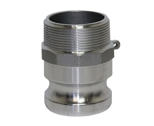 Aqualine Male Coupler x Male NPT Aluminum F Style