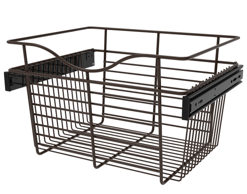 Rev-A-Shelf Wire Pull Baskets 18" Wide - 14" Deep - 3 Heights-3 Finishes
