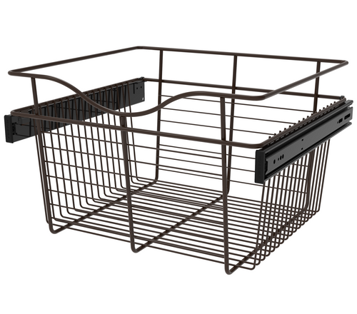 Rev-A-Shelf Wire Pull Baskets 18" Wide - 16" Deep - 3 Heights-3 Finishes