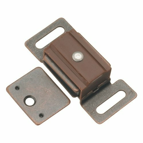 Hickory Hardware 1-7/8" STATUARY BRONZE DOUBLE MAGNETIC CATCH