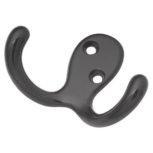 Hickory Hardware HOOKS 5/8" CENTER-TO-CENTER DOUBLE UTILITY COAT HOOK Hickory Hardware HOOKS 5/8" CENTER-TO-CENTER DOUBLE UTILITY COAT HOOK