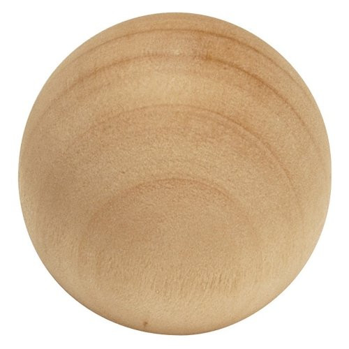 Hickory Hardware 1-1/4 INCH (32MM) NATURAL WOODCRAFT UNFINISHED WOOD CABINET KNOB P180