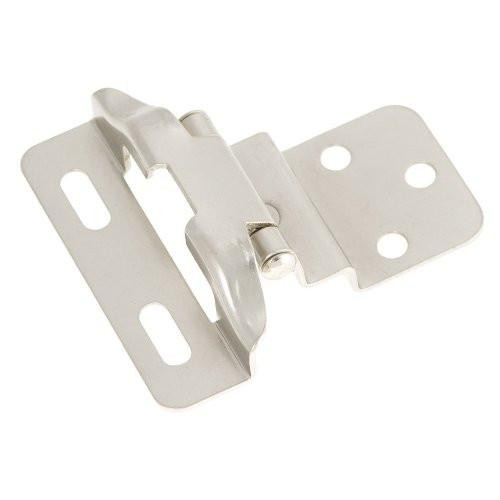 Hickory Hardware SEMI-CONCEALED 3/8 IN. OFFSET 1/4 IN. OVERLAY - Self Closing Cabinet Hinge   Hickory Hardware SEMI-CONCEALED 3/8 IN. OFFSET 1/4 IN. OVERLAY - Self Closing Cabinet Hinge