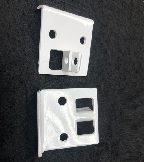 Knape & Vogt White Front Rest with screw for 186 & 187 Brackets