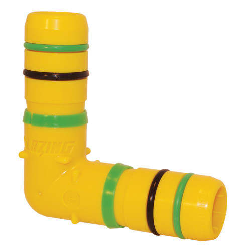 KING INNOVATION King Innovation 1" Poly Insert Elbow Fast Fitting BLZ1406-010 