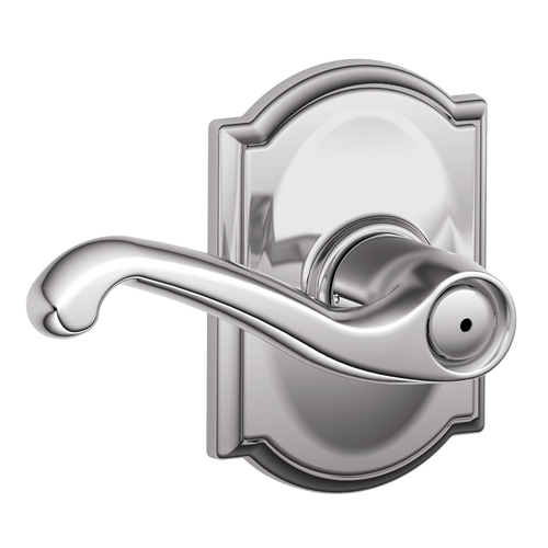 Schlage Privacy Flair Lever Door Lock with Camelot Trim