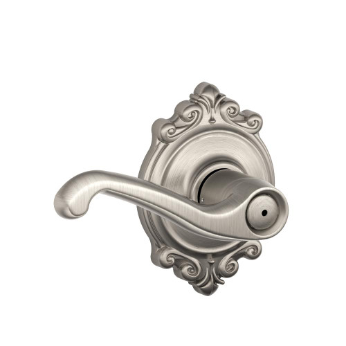 Schlage Lock Schlage Privacy Flair Lever Door Lock with Brookshire Trim  Schlage Lock Schlage Privacy Flair Lever Door Lock with Brookshire Trim