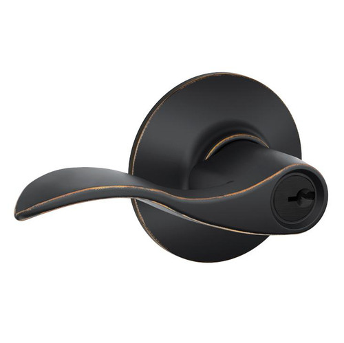 Schlage Lock Schlage Keyed Entry Accent Lever Door Lock with Standard Trim  Schlage Lock Schlage Keyed Entry Accent Lever Door Lock with Standard Trim