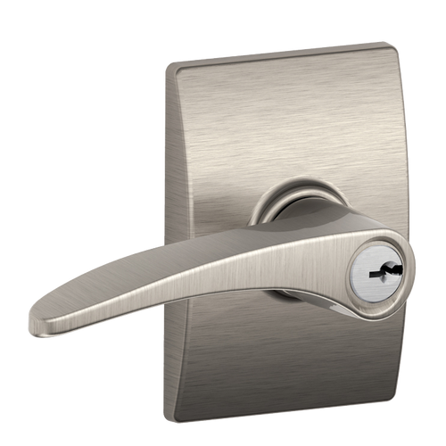 Schlage Keyed Entry Manhattan Lever Door Lock with Century Trim