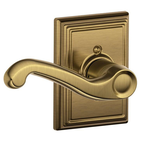 Schlage Lock Schlage Flair Lever Non-turning Lock with Camelot Trim  Schlage Lock Schlage Flair Lever Non-turning Lock with Camelot Trim