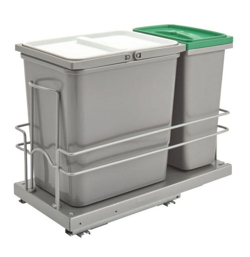  Rev-A-Shelf Wire Undersink Pullout Waste Container 5SBWC-815S-1 