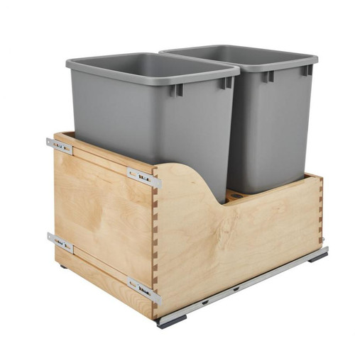  Rev-A-Shelf Maple Bottom Mount Waste Container w/SERVO-DRIVE 4WCSD Series 