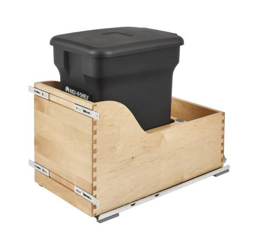  Rev-A-Shelf Maple Bottom Mount Compo+ Waste Container w/BLUMOTION Soft-Close 4WCSC-CKXX-1 