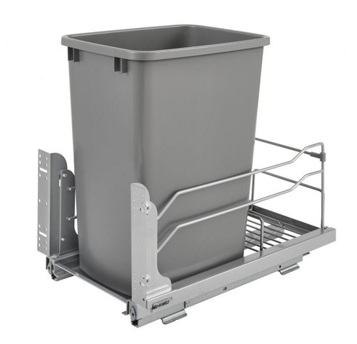 Rev-A-Shelf Rev-a-shelf Steel Bottom Mount Waste Container Single 35 Qt with Soft-Close 3 Colors to Choose From 53WC-1535SCDM Series 