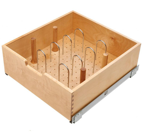 Rev-A-Shelf Rev-a-shelf Natural Maple Tall Drawer Box w/ BLUMOTION Soft-Close for 24" Drawer/Door Base 4WDB7-24SC-1 