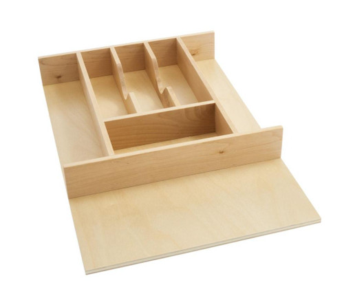 Rev-A-Shelf Rev-a-shelf Natural Maple 2-7/8" Height  Rev-A-Shelf 4WCT-1 Wood Cutlery Tray Insert 