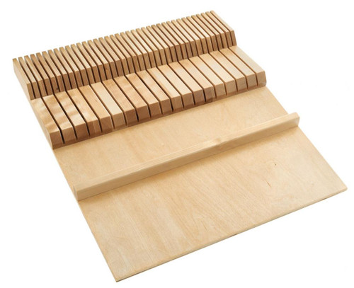 Rev-A-Shelf Rev-a-shelf Double Knife Block In Maple or Walnut 4WDKB Series 