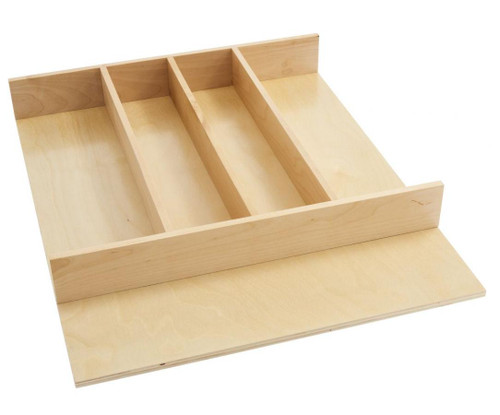 Rev-A-Shelf Rev-a-shelf 2-7/8" High Tall Wood Cabinet Drawer Utility Tray Insert 4WUT-1 