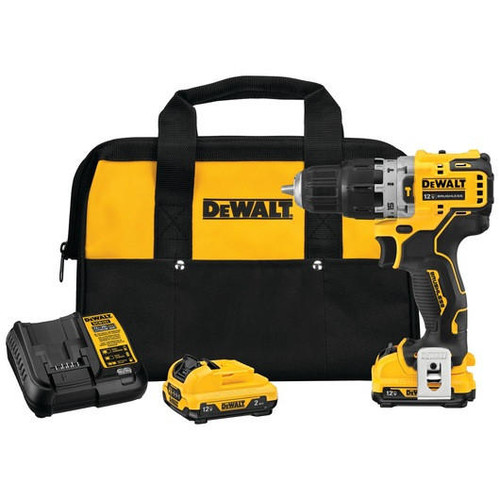 Dewalt DEWALT XTREME 12V MAX Brushless 3/8 in. Cordless Hammer Drill Kit DCD706F2 